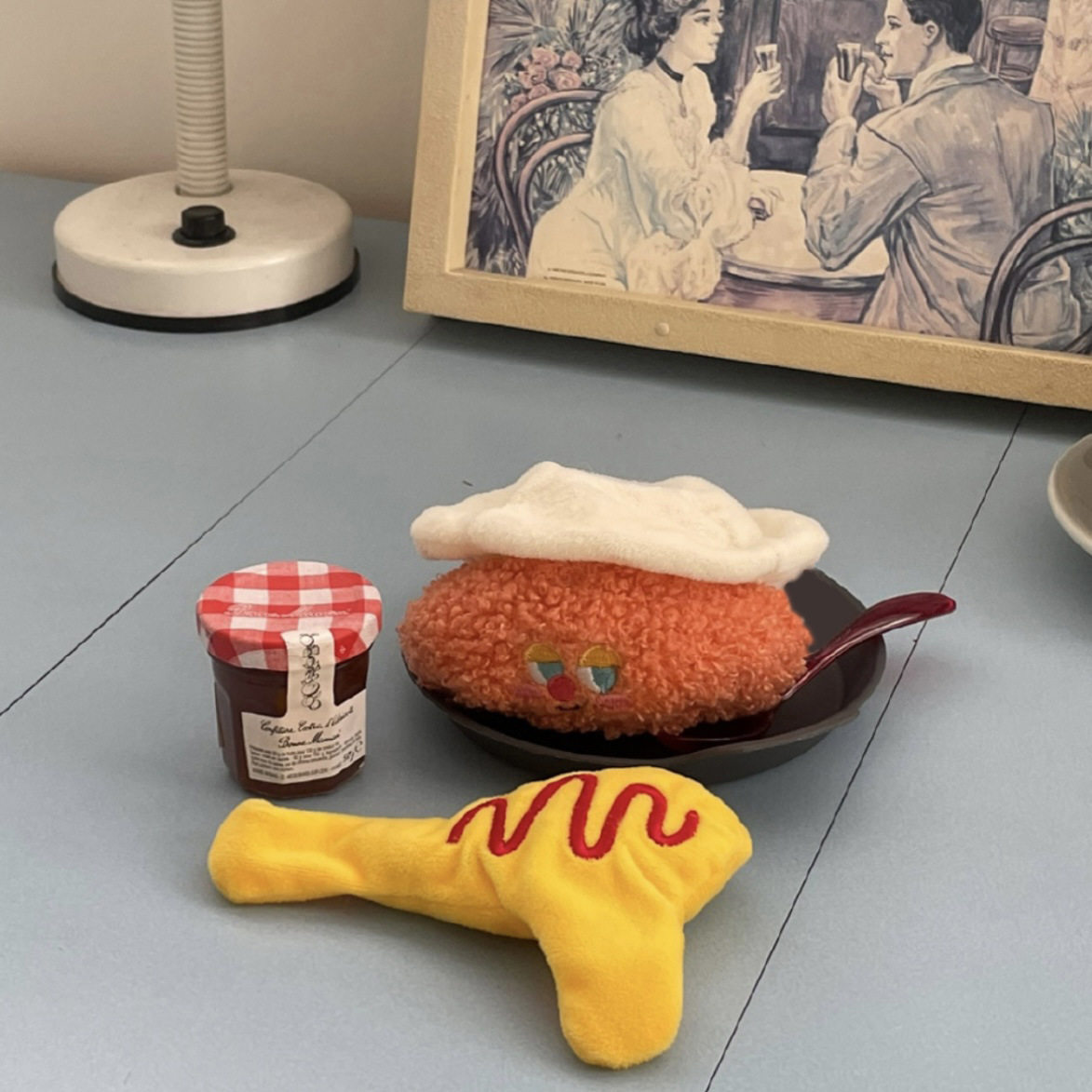 韩国泡菜炒饭宠物狗狗发声藏食闻嗅慢食玩具耐磨自嗨猫咪解闷玩具