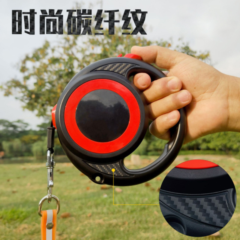 新款防爆冲牵引绳自动伸缩中小型犬遛狗绳宠物用品狗狗牵引器