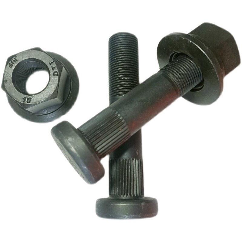 客车配件适用于大巴金龙海格车轮螺栓及螺母总成;M20*1.5轮胎螺丝