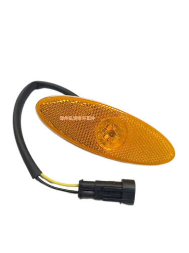 椭圆边灯LED 24V两头尖适用于大巴客车旅游车侧边灯行李舱边灯