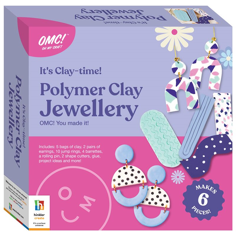 现货 OMC! 软陶首饰套装OMC! Polymer Clay Jewellery Kit 上海外文 [9781488960567]