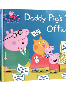 【外文书店】Peppa pig 粉红猪小妹 小猪佩奇5本精装盒装 英文原版绘本 Peppa's New Neighbours 粉红佩佩猪卡通动画故事英语绘本
