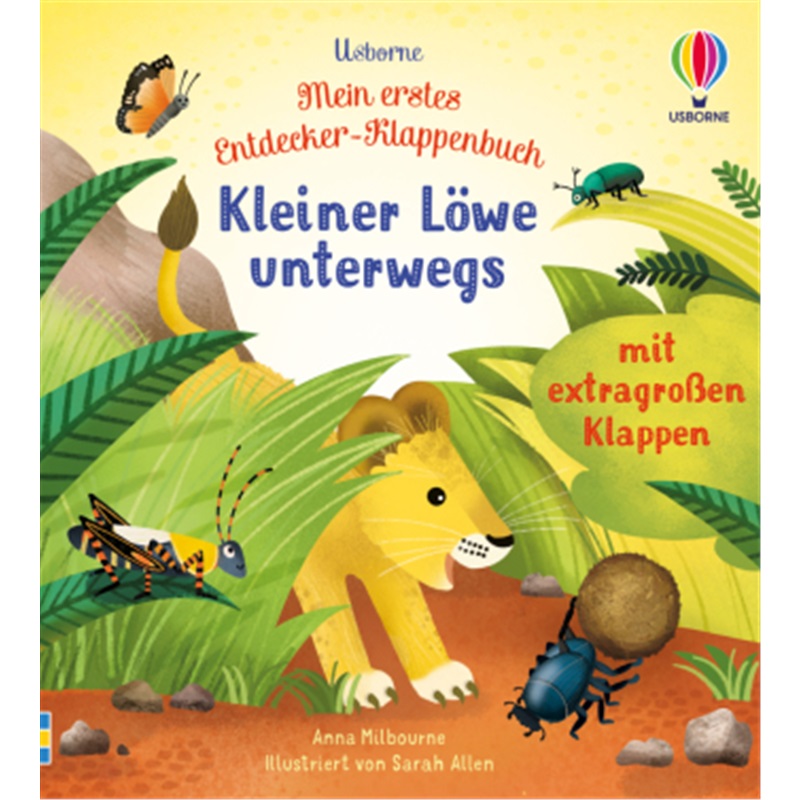 预订【德语】 Mein erstes Entdecker-Klappenbuch: Kleiner Löwe unterwegs[9781789417937]