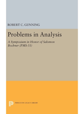 按需印刷不退不换Problems in Analysis[9780691647425]