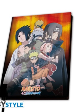 预订【德语】 ABYstyle Naruto Konoha group A5 Notizbuch[3665361017837]