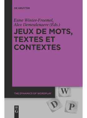 按需印刷DEG Jeux de mots, textes et contextes[9783110709742]
