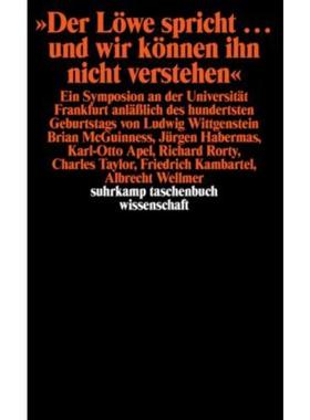 预订【德语】 Der Löwe spricht... und wir können ihn nicht verstehen:Ein Symposium an d