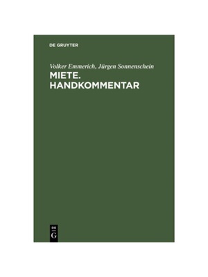 预订【德语】Miete. Handkommentar:§§ 535-580a BGB, 2. Wohnraumkündigungsschutzgesetz