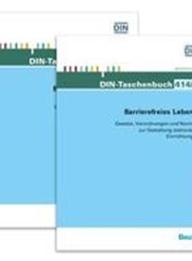 预订【德语】 Barrierefreies Leben, 2 B?nde:Paket: DIN-TAB 414/1 + DIN-TAB 414/2 Normen, Richtlinien und Normen zur Gesta