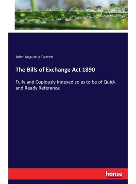 按需印刷The Bills of Exchange Act 1890[9783337112110]
