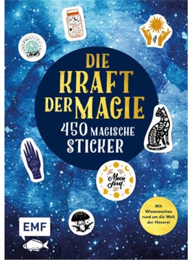 预订【德语】Die Kraft der Magie - Das Stickerbuch:450 magische Sticker für Modern Witches -
