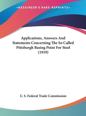 【按需印刷】 Applications, Answers And Statements Concerning