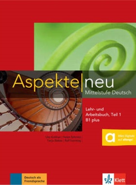 预订【德语】 Aspekte neu Lehr- und Arbeitsbuch B1 plus, m. Audio-CD. Tl.1[9783126050180]