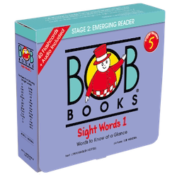 英文原版 Bob Books 附卡片 English Readers 5 Sight Words 1 鲍勃阅读 儿童启蒙词汇【上海外文书店】