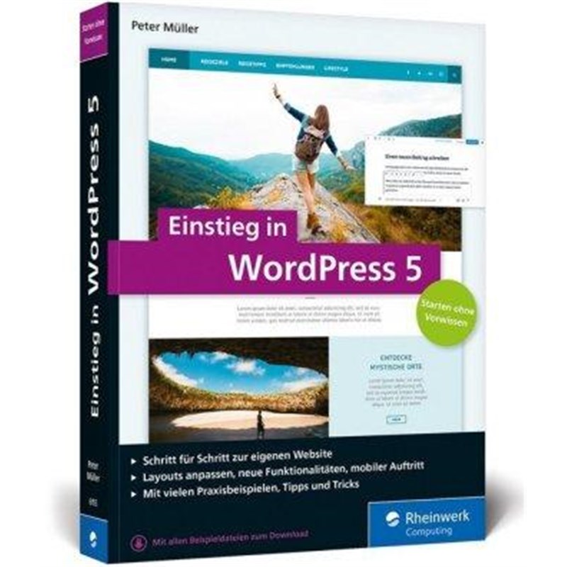 预订【德语】 Einstieg in WordPress 5:So erstellen Sie WordPress-Websites.?ber 500 Seiten Praxis, mit zahlreichen Abbild