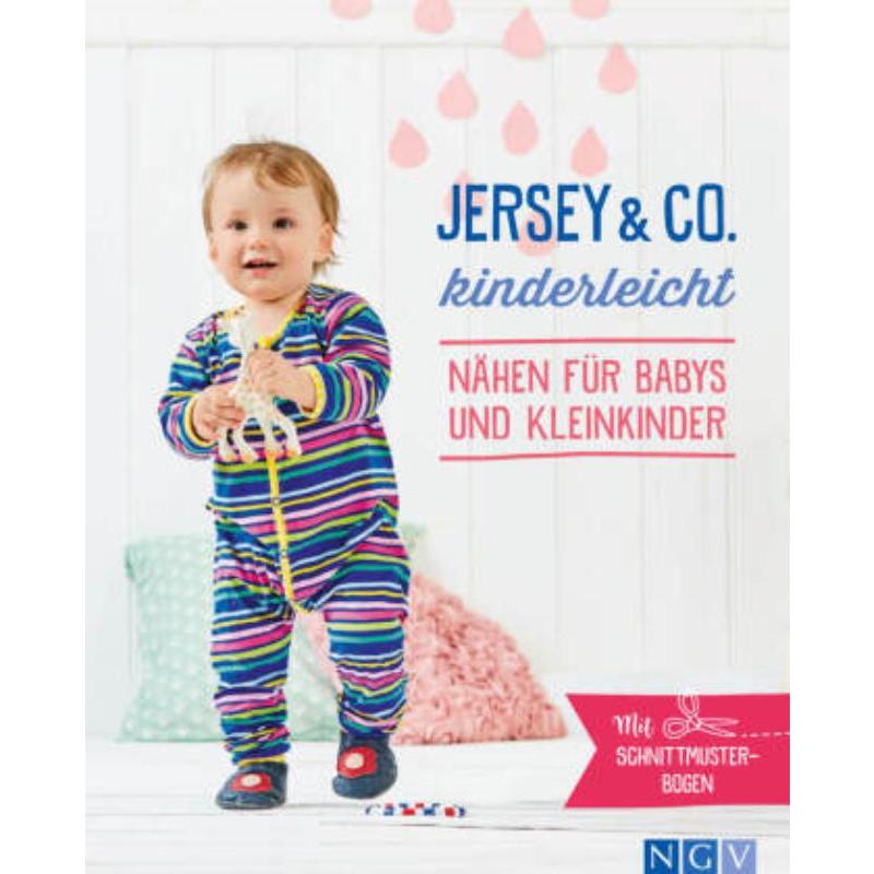 预订【德语】 Jersey & Co. kinderleicht - Nähen für Babys und Kleinkinder:Mit Schnittmu