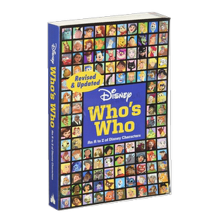 现货 Disney Who's Who 英文原版 迪士尼人物百科全书 角色书characters人物大全 名人录 皮克斯卡通角色修订更新版 上海外文书店