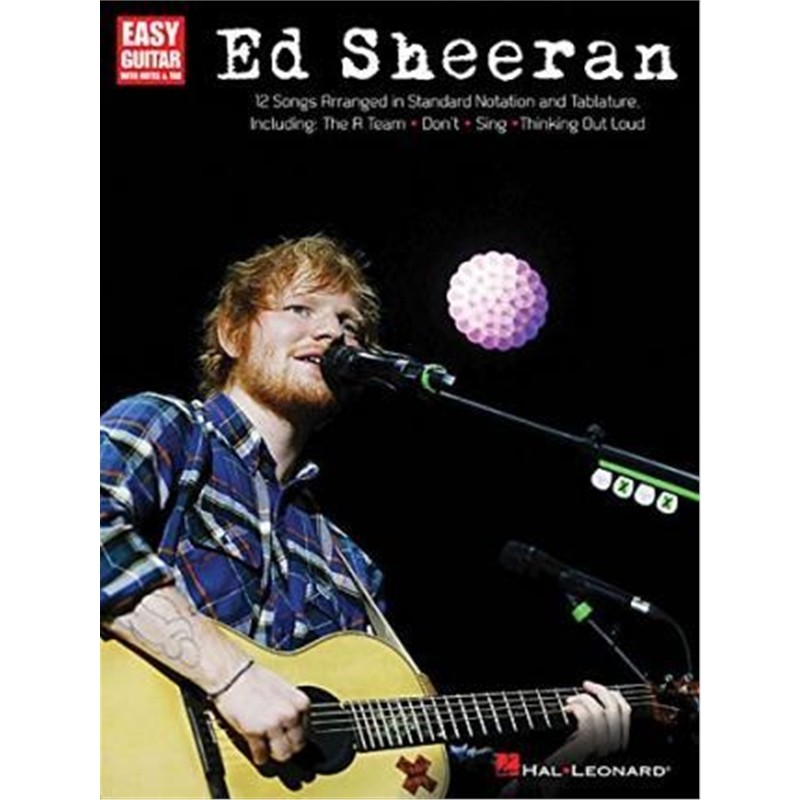 预订ed sheeran for easy guitar:12 songs arranged