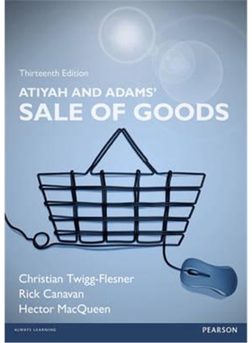 预订不退不换Atiyah and Adams' Sale of Goods