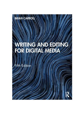 按需印刷不退不换TF Writing and Editing for Digital Media[9781032114682]