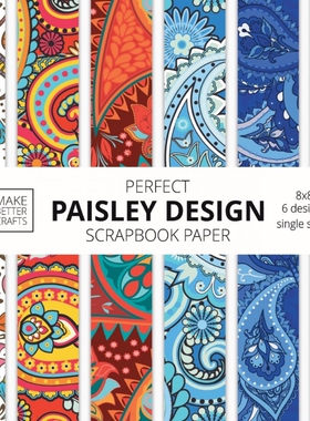 按需印刷不退不换Perfect Paisley Design Scrapbook Paper[9781953987242]