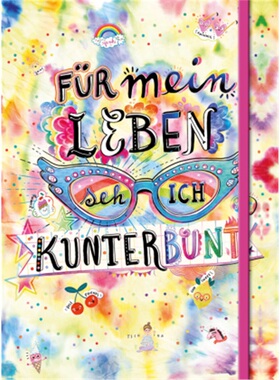 预订【德语】Fur mein Leben seh ich kunterbunt (Notizbuch No. 2 Emma Flint). DIN A5 pun[9783401607078]