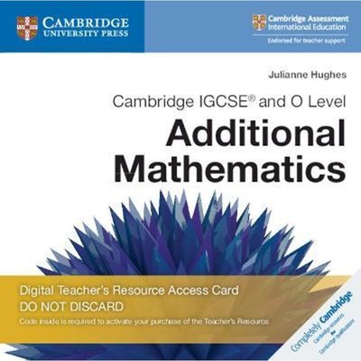 预订Cambridge IGCSE (R) and O Level Additional Mathematics Cambridge Elevate Teacher's Resource Access Card