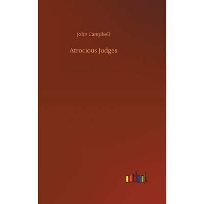 按需印刷不退不换Atrocious Judges[9783734037993]