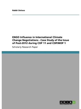 预订不退不换ENGO Influence in International Climate Change Negotiations -  Case Study of the Issue of Post-2012
