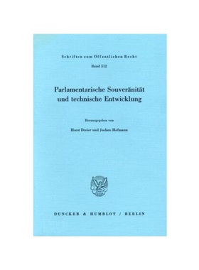 预订【德语】Parlamentarische Souver?nit?t und technische Entwicklung.: