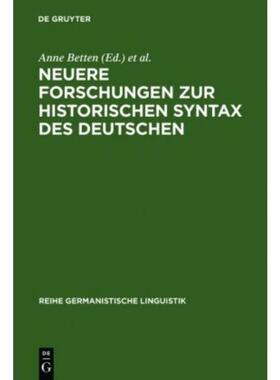 预订不退不换德语 Neuere Forschungen zur historischen Syntax
