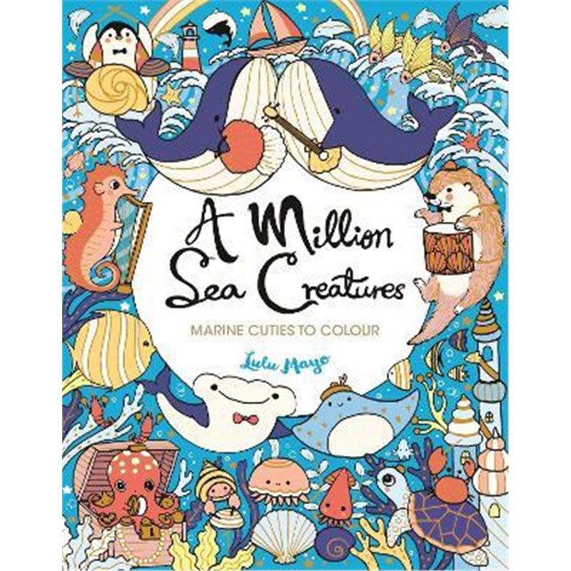 预订a million sea creatures:marine cuties to colour