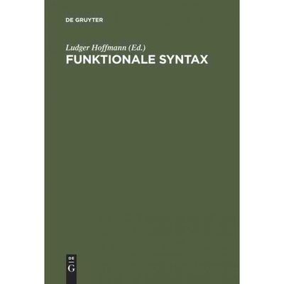 按需印刷DEG Funktionale Syntax[9783110176315]
