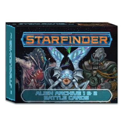 预订Starfinder Alien Archive 1 & 2 Battle Cards[9781640783652]