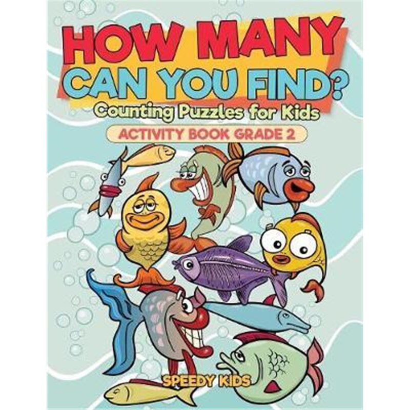 按需印刷不退不换How Many Can You Find? Counting Puzzles for Kids - Activity Book Grade 2[9781541935662]