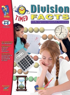 按需印刷Timed Division Drill Facts Grades 4-6[9781550359015]