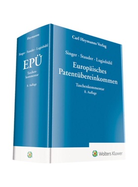 预订不退不换德语Singer/Stauder/Luginbühl, EP? - Europ?isches Patentübereinkommen: