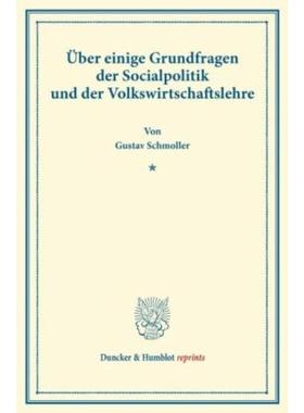 预订【德语】 uber einige Grundfragen der Socialpolitik