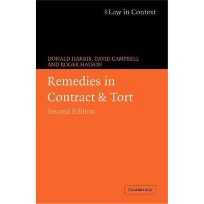 预订Remedies in Contract and Tort