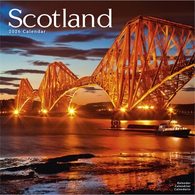 预订Scotland Calendar 2026  Square Travel Wall Calendar - 16 Month[9781804607817]
