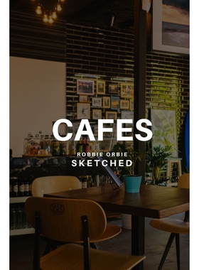 按需印刷Cafes Sketched[9781794775251]