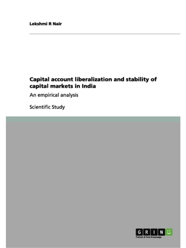 现货 [按需印刷]Capital account liberalization and stability of capital markets in Indi[9783656049272]