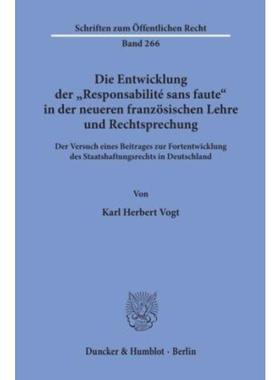 预订【德语】 Die Entwicklung der ?Responsabilité sans