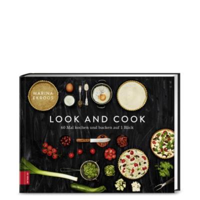 预订【德语】 Look and cook:60 Mal kochen und backen auf 1 Blick