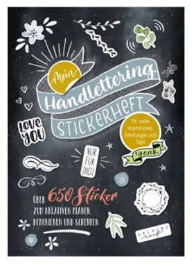 预订【德语】Mein Handlettering Stickerheft:über 650 Sticker zum kreativen Planen, Dekoriere