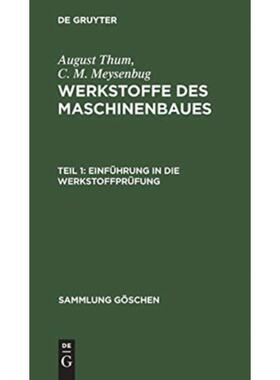 预订【德语】 Einführung in die Werkstoffprüfung: