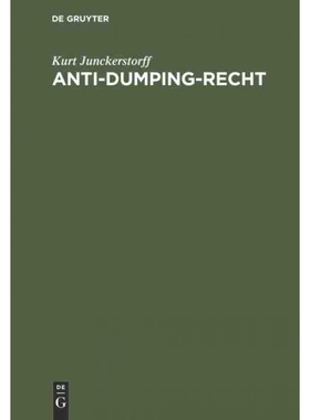 按需印刷DEG Anti Dumping Recht[9783110047981]