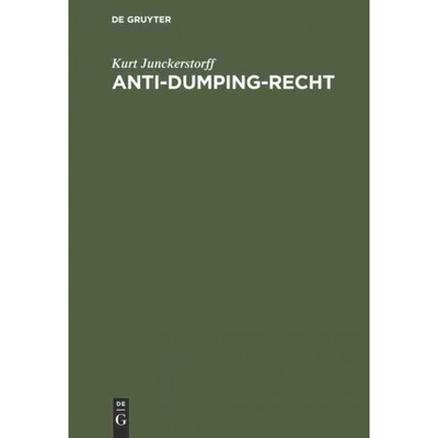 按需印刷DEG Anti Dumping Recht[9783110047981]