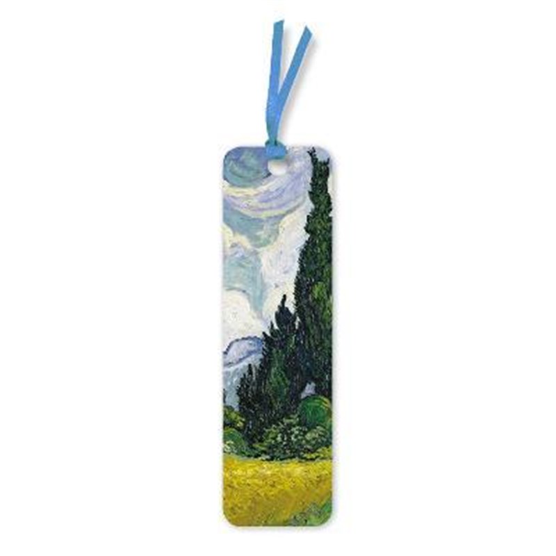 预订Van Gogh: Wheat Field with Cypresses Bookmarks (pack of 10)