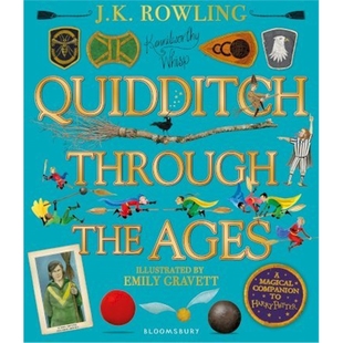 精装 穿越历史的魁地奇彩绘版 英文原版 Quidditch Through the Ages 神奇的魁地奇球 哈利波特外传 J.K.罗琳 Emily Gravett